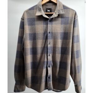 PTO Engineered for the Weekend Button up Men XL Shacket Warm Layer Soft Winter